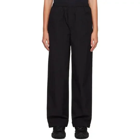 NWT Acne Studios FW24 Crinkle Nylon Regular Fit Trousers Men’s L Face Logo $350